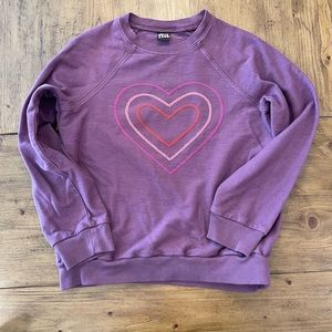 Tea Collection Heart Crewneck - EUC - Size 10